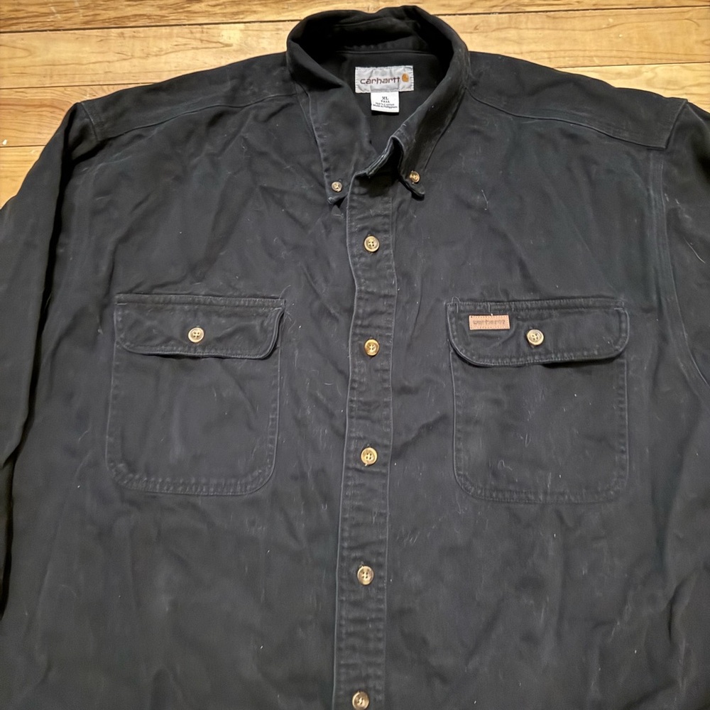 Carhartt Black Button-Up Shirt